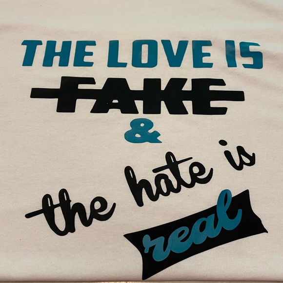 NEW “LOVE IS FAKE…” TEE BY: UNDEFEATED ENERGY - Picture 6 of 6